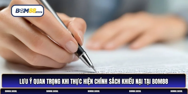 Chính sách khiếu nại
