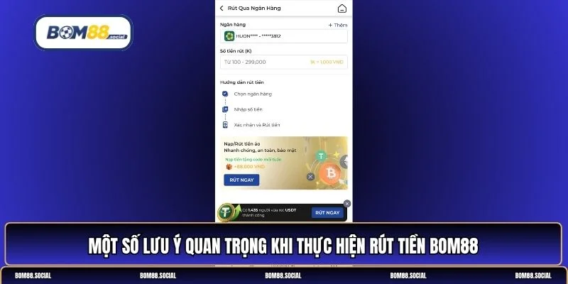 Rút tiền BOM88